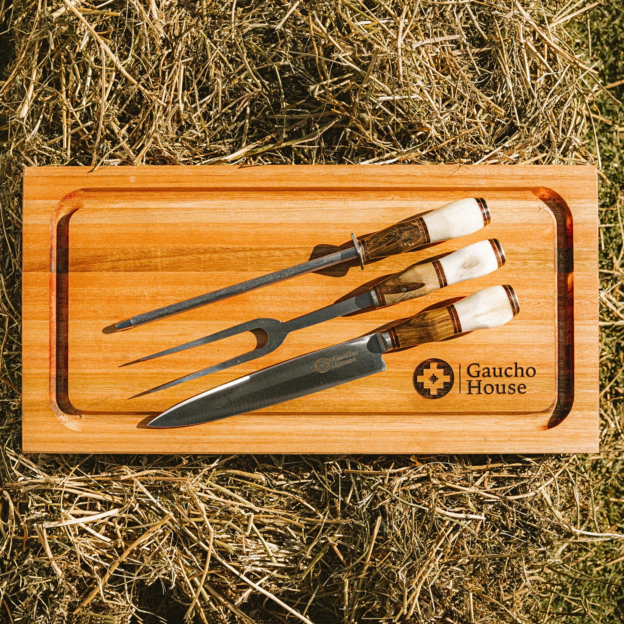 HUESO Y MADERA GRILL SET